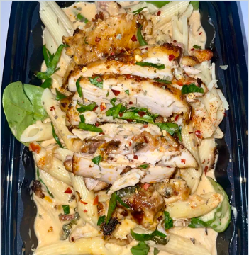 Marry Me Chicken Pasta meal prep by Meal Preps 4 Fuel